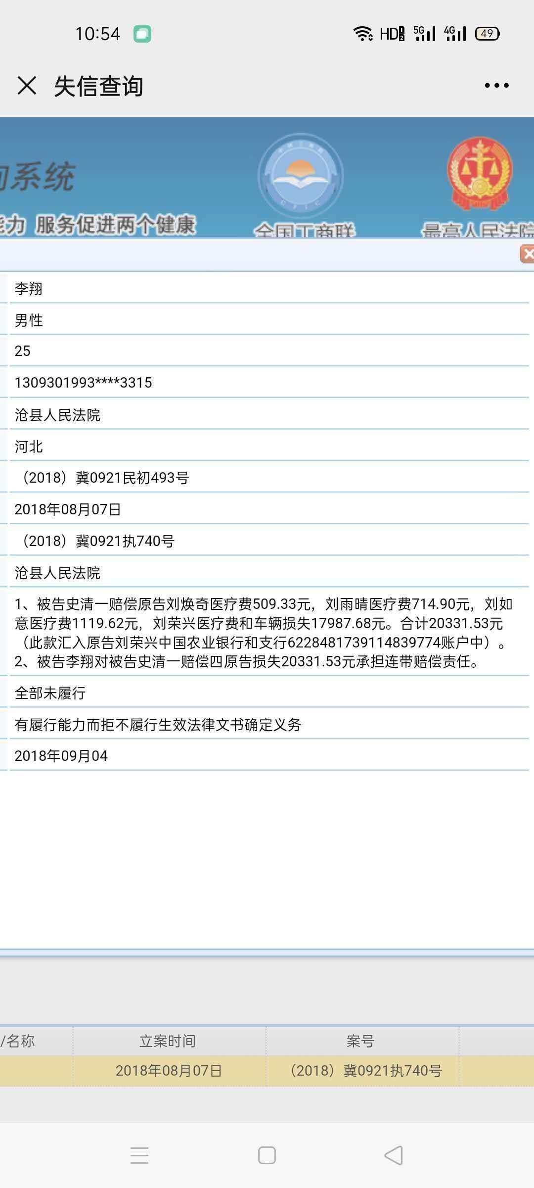 走失者照片 老赖李翔到处坑蒙拐骗多次去法院起诉...
