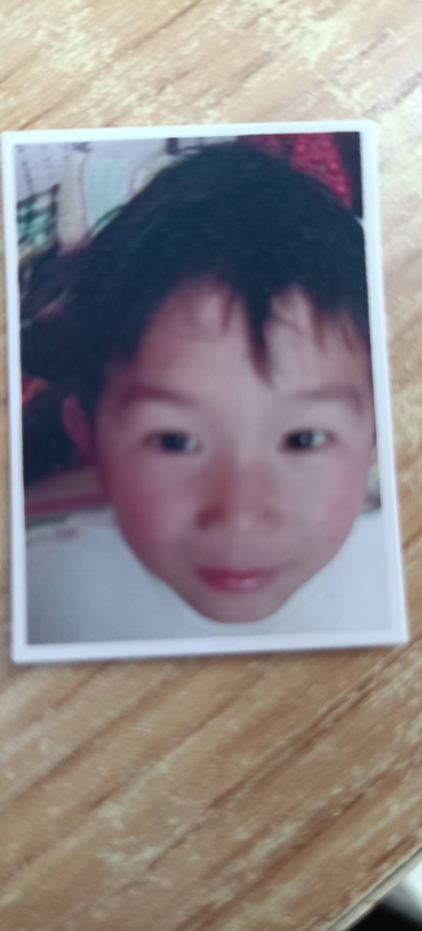 走失者照片 请大家帮忙寻找该男孩亲生父母