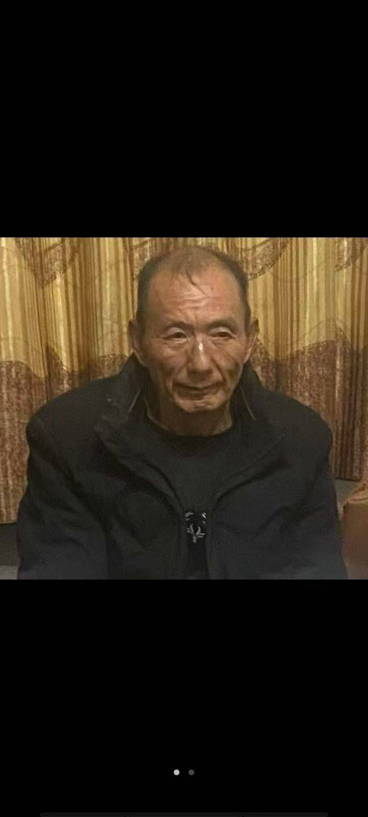 走失者照片 老人有阿尔兹海默症且行动交流不便
