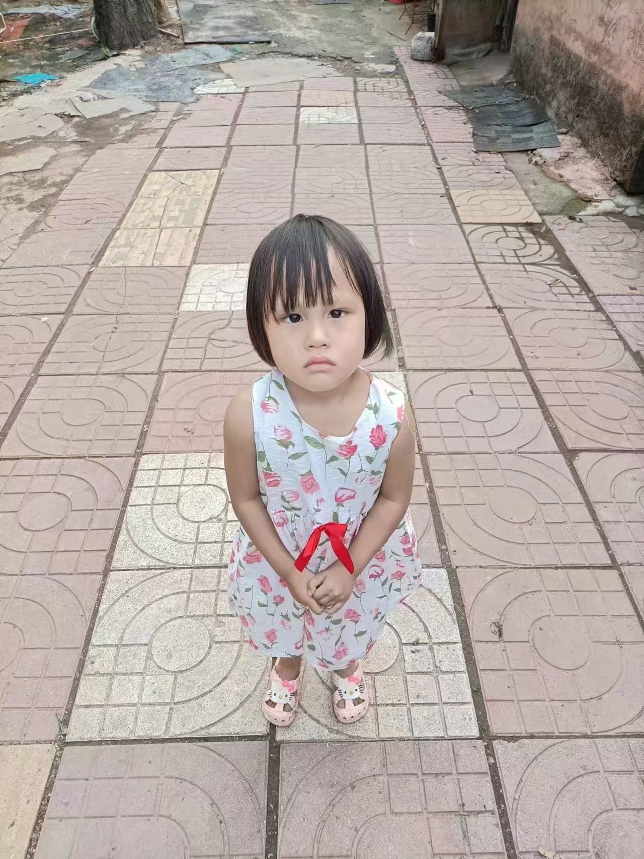 走失者照片 张振宇,女,2019年11月4日出...