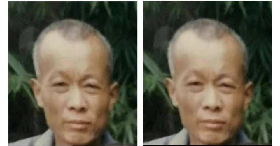 走失者照片 爷爷离家已有二十多年，至今无果