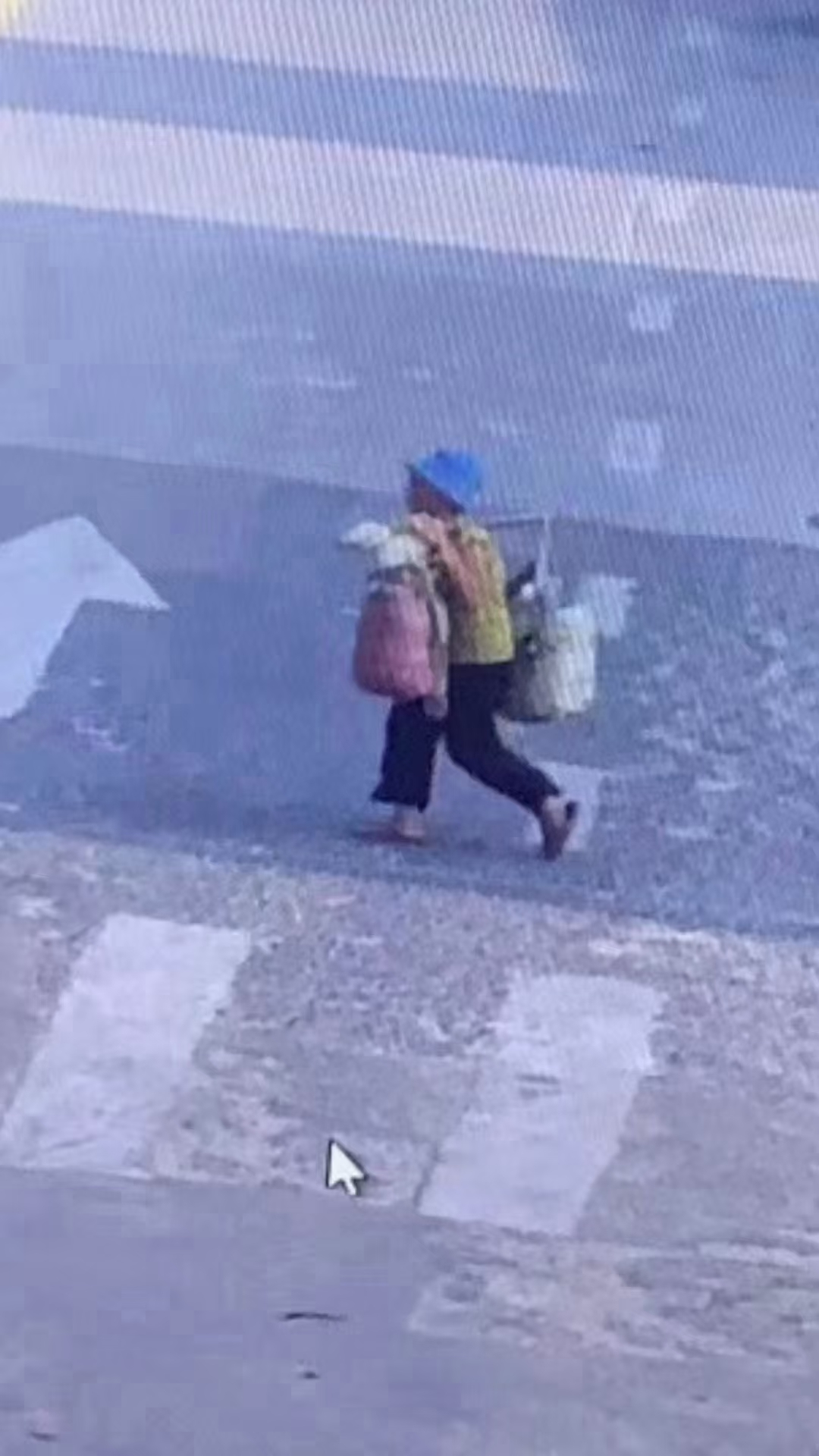 走失者照片 找寻想要徏步去海南的母亲