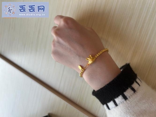 走失者照片 寻找黄金兔子珠子手链