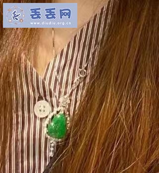 走失者照片 寻找绿色玉吊坠项链，刘小姐