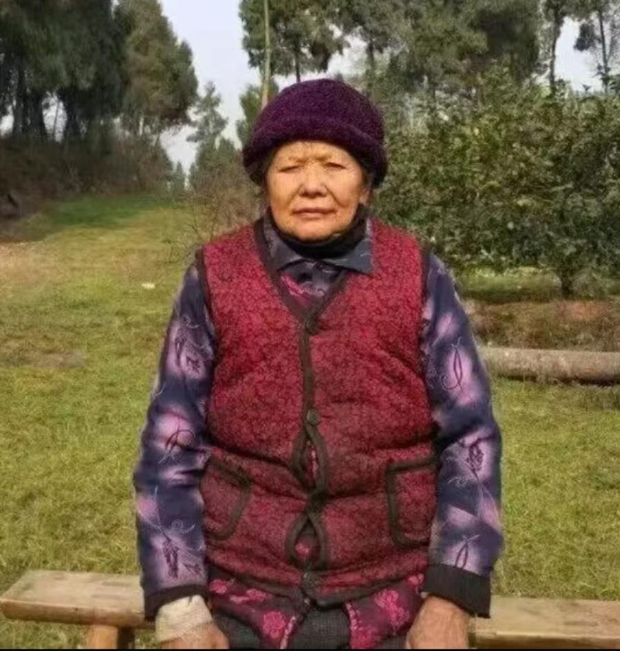 走失者照片 资阳市寻人：九旬老太走失，穿红色外...