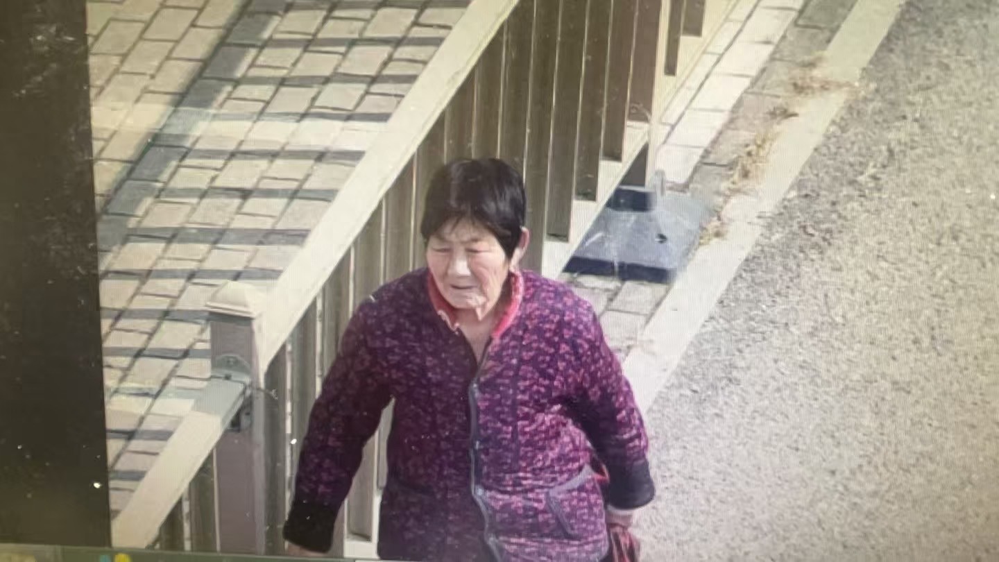 走失者照片 泰安市寻人：八旬老太走失，穿紫红色...