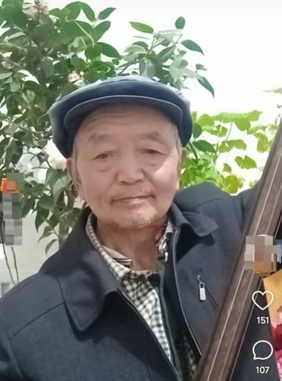 走失者照片 武威市寻人：七旬老人走失，戴黑色鸭...