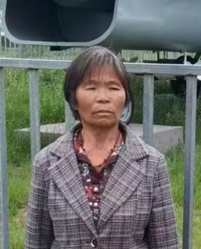 走失者照片 蚌埠市寻人：六旬老太走失，穿紫底白...