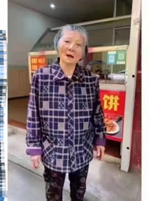走失者照片 南宁市寻人：八旬老太走失，穿蓝底碎...