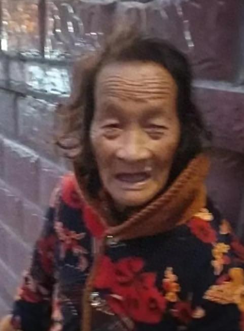 走失者照片 平顶山市寻人：八旬老太走失，穿红黑...