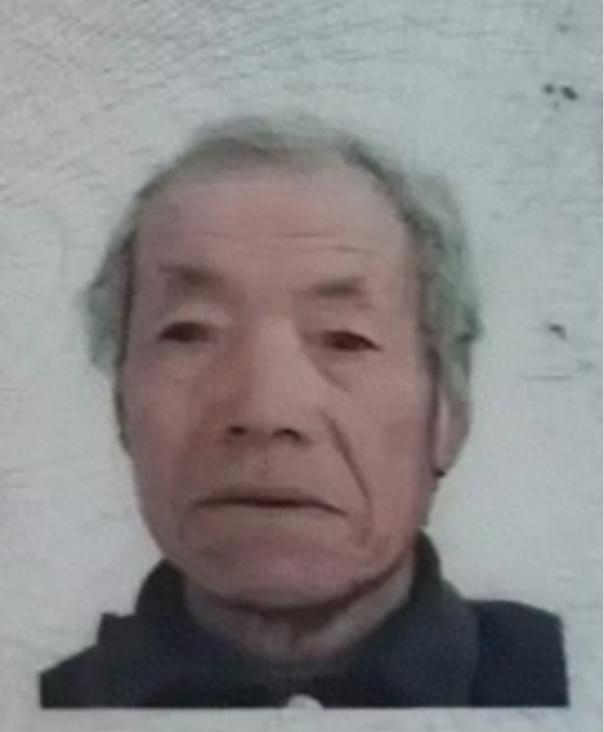 走失者照片 陇南市寻人：八旬老人走失，穿黑色棉...
