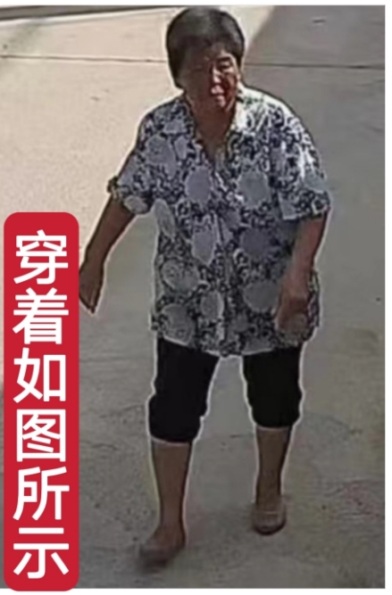 走失者照片 濮阳市寻人：七旬老太走失，高1米5...