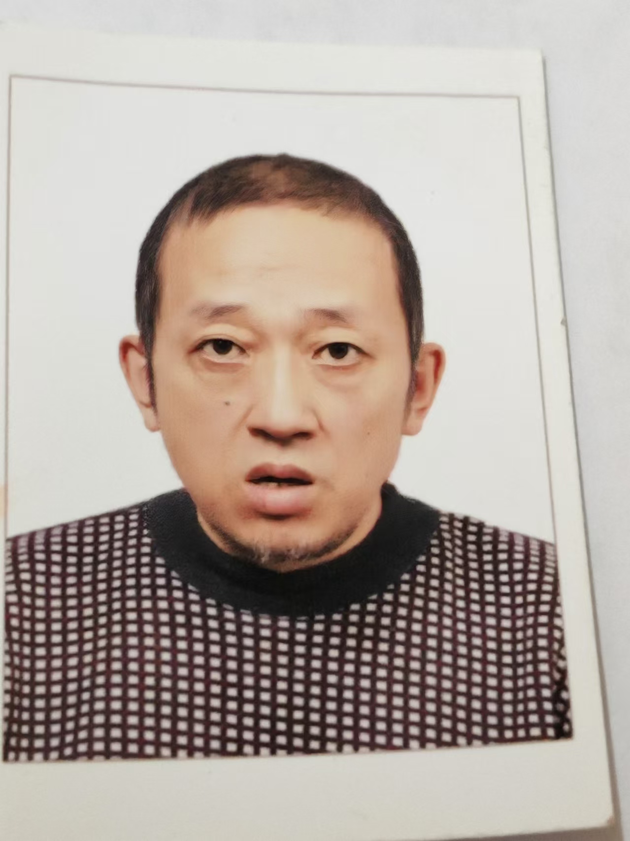 走失者照片 长春市寻人：五旬男子走失，患精神障...