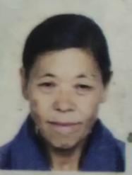 走失者照片 红河州寻人：七旬老太走失，患小脑萎...