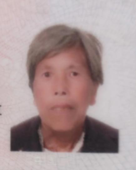走失者照片 咸阳市寻人：七旬老太走失，穿蓝色花...