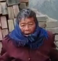走失者照片 开封市寻人：八旬老太走失，穿红色棉...