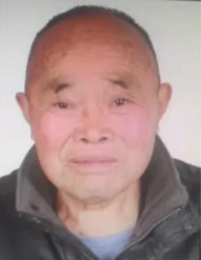 走失者照片 亳州市寻人：八旬老人走失，穿灰白色...