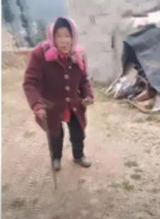 走失者照片 曲靖市寻人：八旬老太走失，裹粉色头...