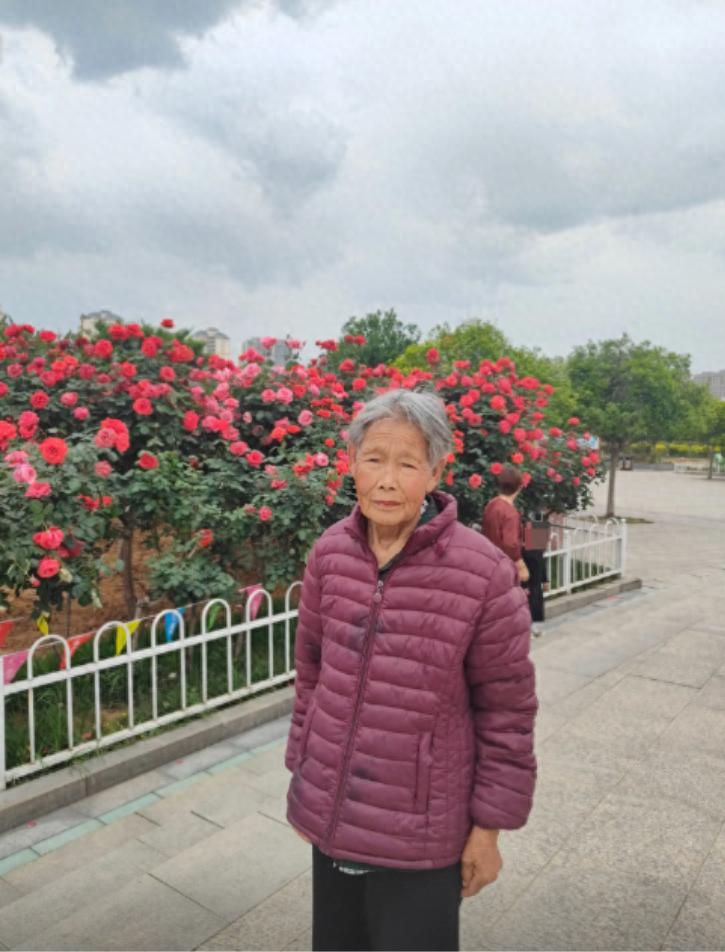走失者照片 信阳市寻人：七旬老太走失，穿绿色格...