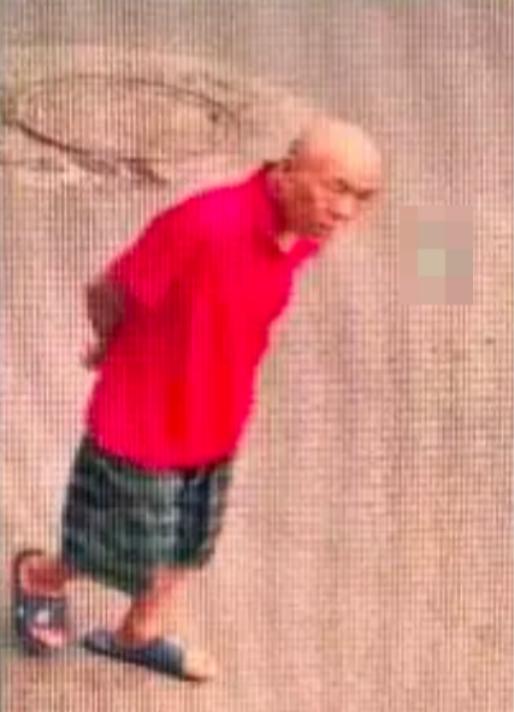 走失者照片 开封市寻人：七旬老人走失，穿红色短...