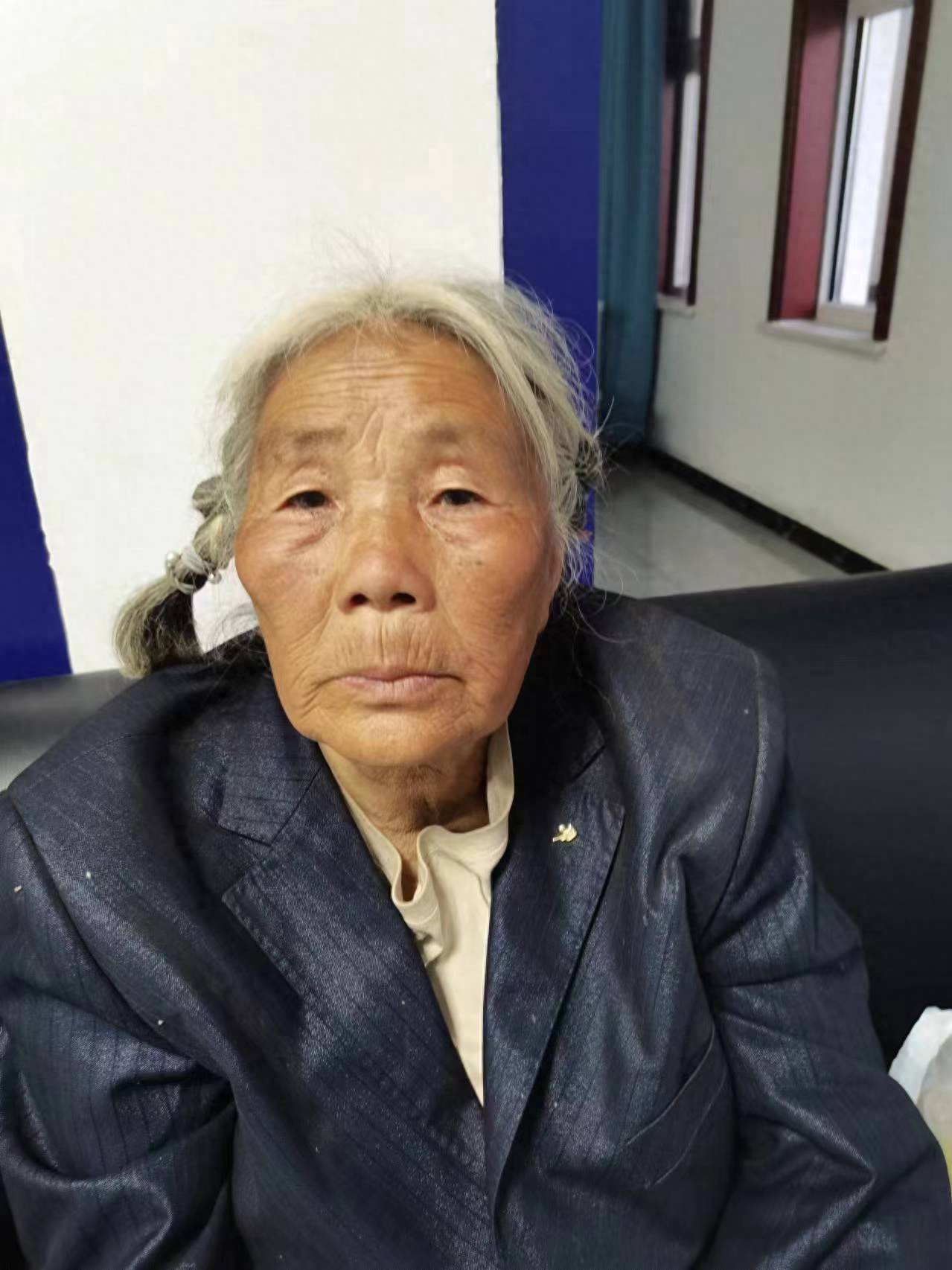 走失者照片 德州市寻亲：七旬老太被救助，右侧脸...
