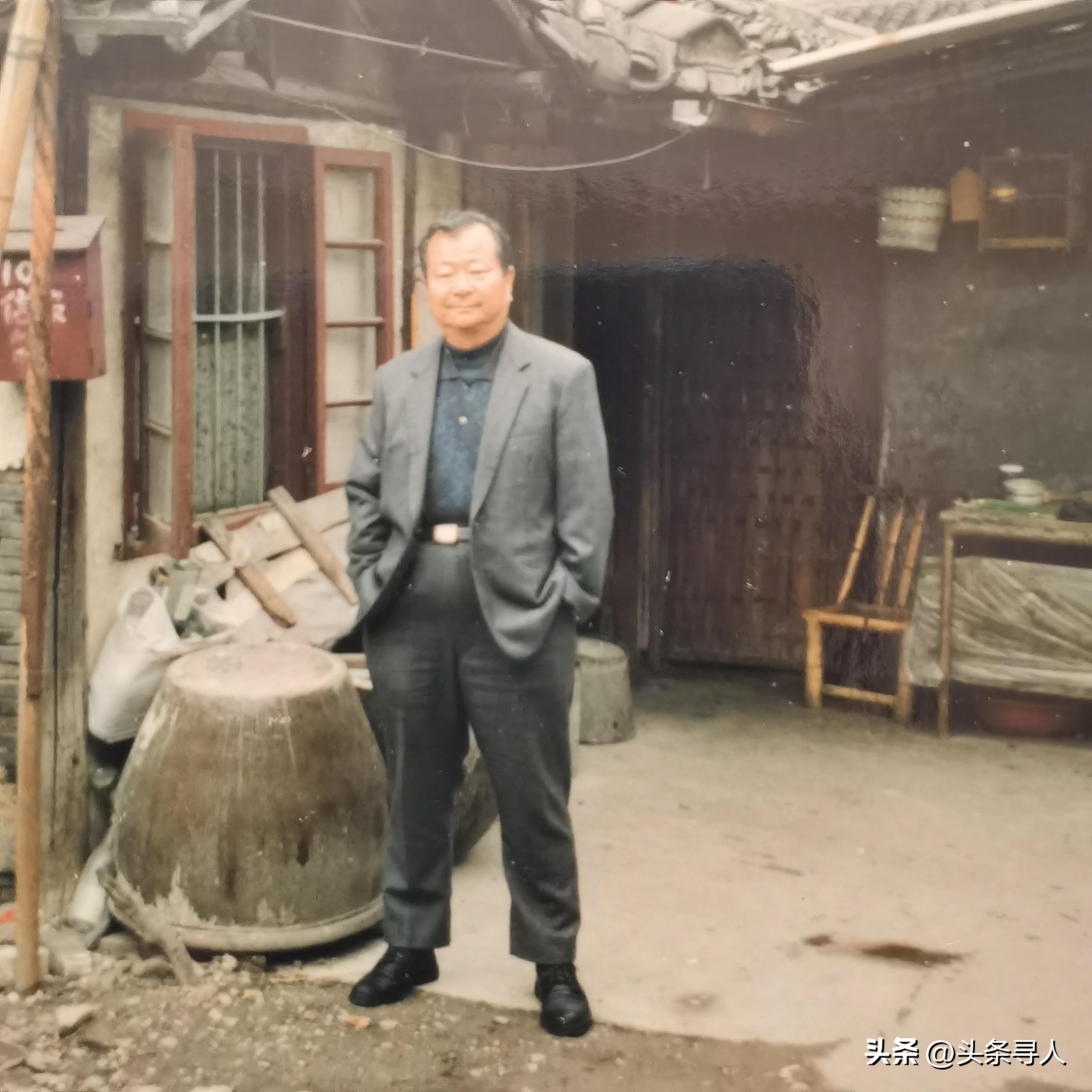 走失者照片 单身老兵疑罹癌病逝台湾,上海侄孙女...
