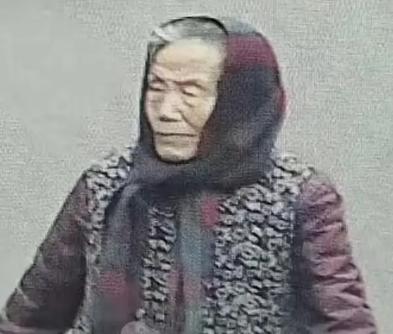 走失者照片 合肥市寻人：九旬老太走失，穿红色棉...