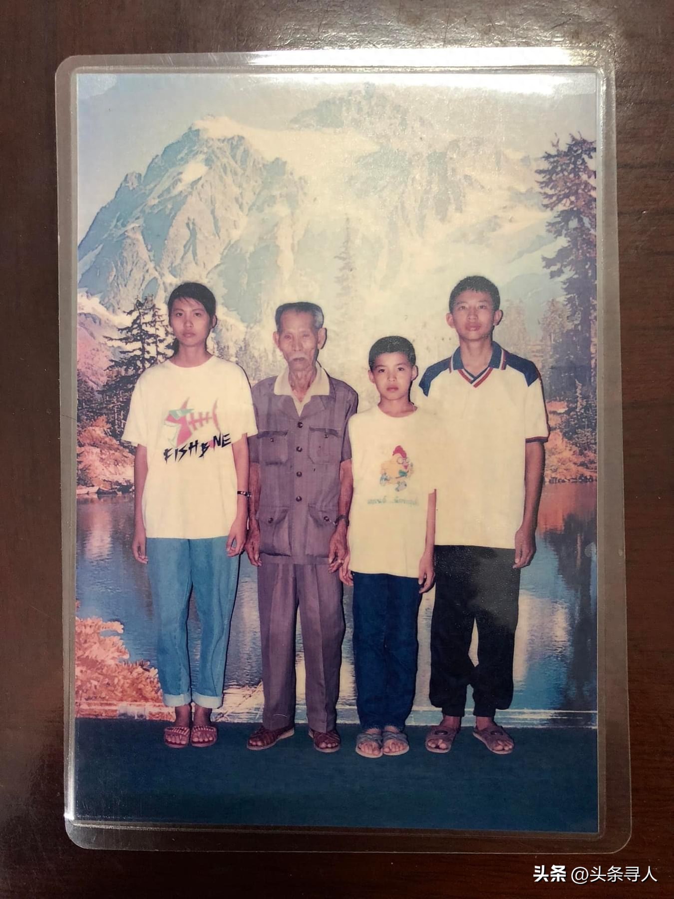 走失者照片 年迈华人回广东揭阳老家定居后，与泰...