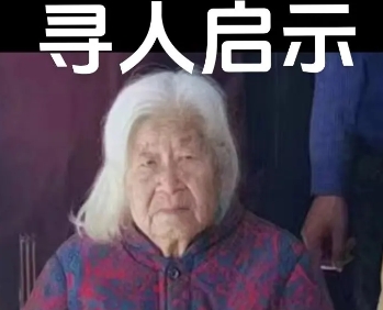 走失者照片 周口市项城市寻人：八旬老太走失，穿...