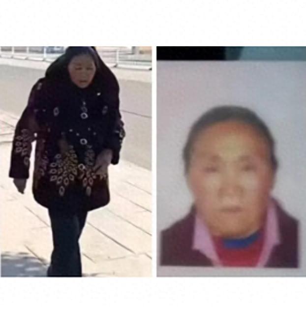 走失者照片 六盘水市寻人：六旬老太走失，穿红棕...