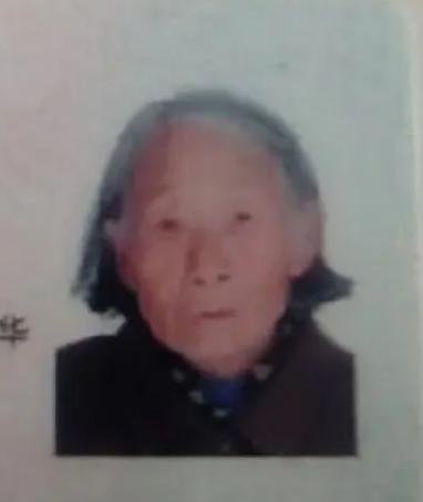 走失者照片 周口市寻人：八旬老太走失，穿紫色花...