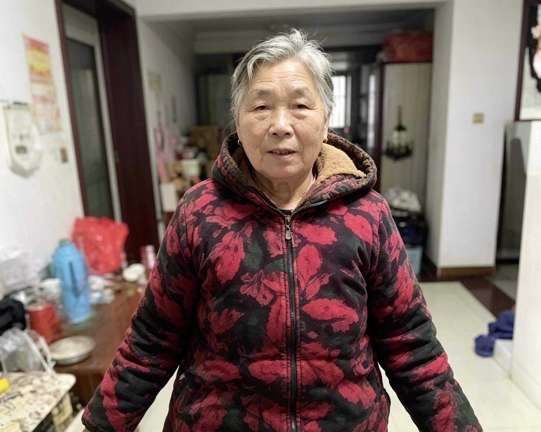 走失者照片 武汉市寻人：七旬老太走失，穿绯红色...