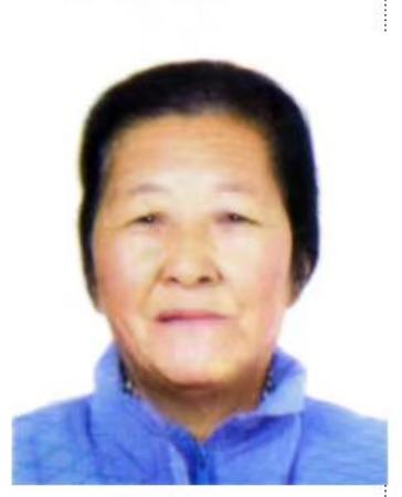 走失者照片 武汉市寻人：七旬老太走失多日，穿黑...