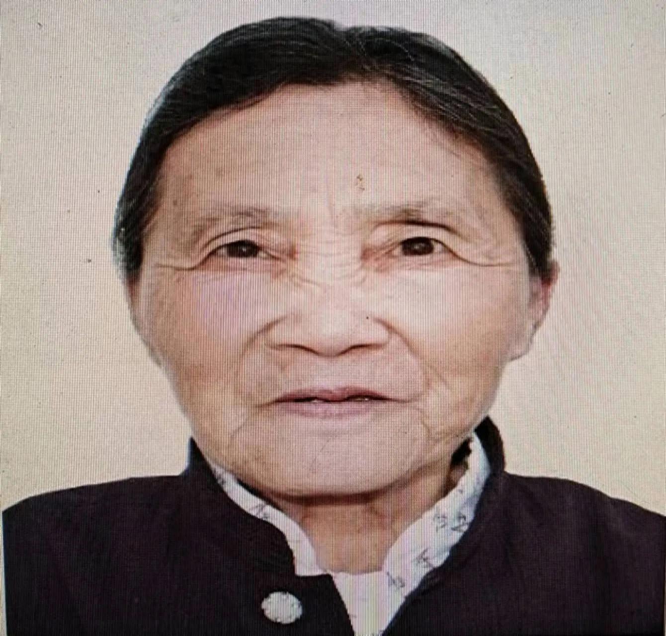 走失者照片 九江市寻人：八旬老太走失，穿黑色棉...