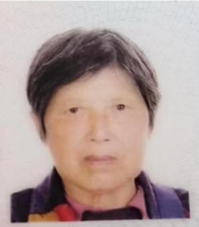 走失者照片 上海市寻人：八旬老太走失，穿棕色格...