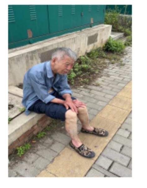 走失者照片 赣州市急寻：七旬老人走失，穿深蓝色...
