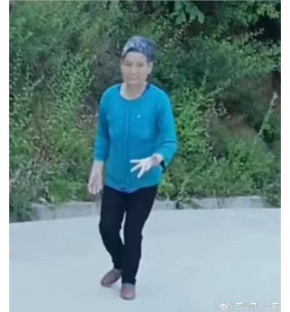 走失者照片 西安市寻人：六旬老太走失，患脑梗后...