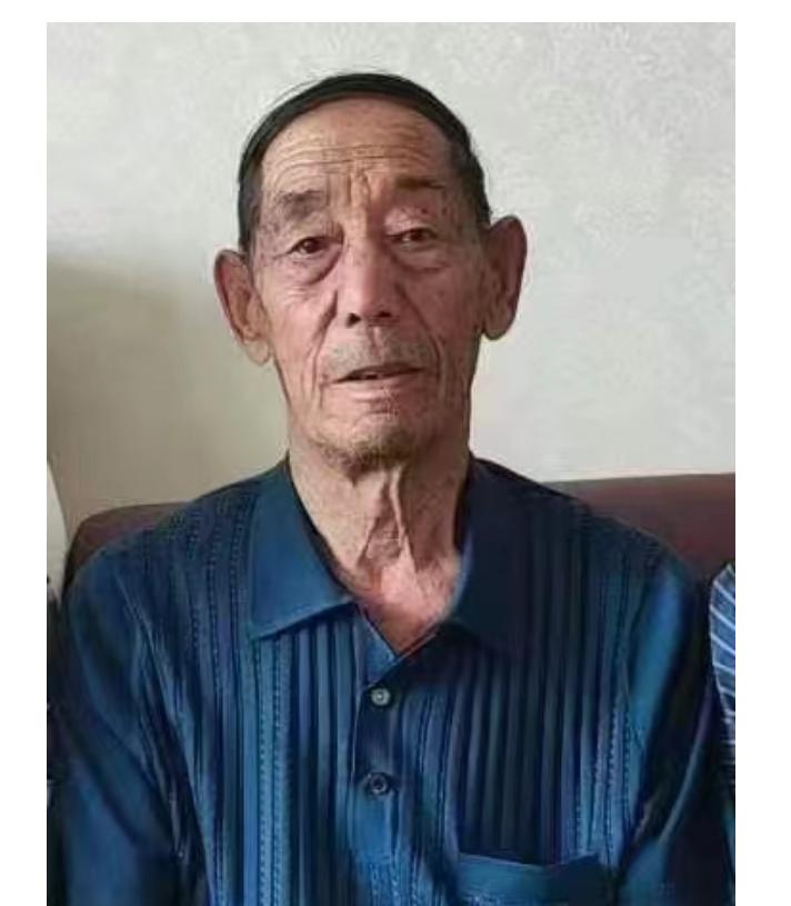 走失者照片 白银市寻人：八旬老人失联，穿深蓝色...
