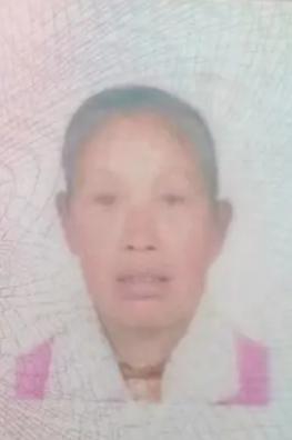 走失者照片 重庆市寻人：六旬老太走失，穿绿底红...