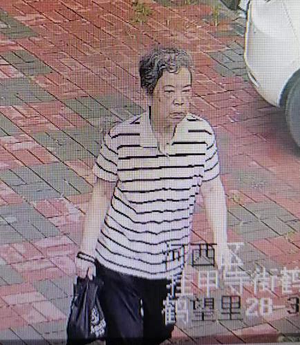 走失者照片 天津市寻人：七旬老太走失，患小脑萎...