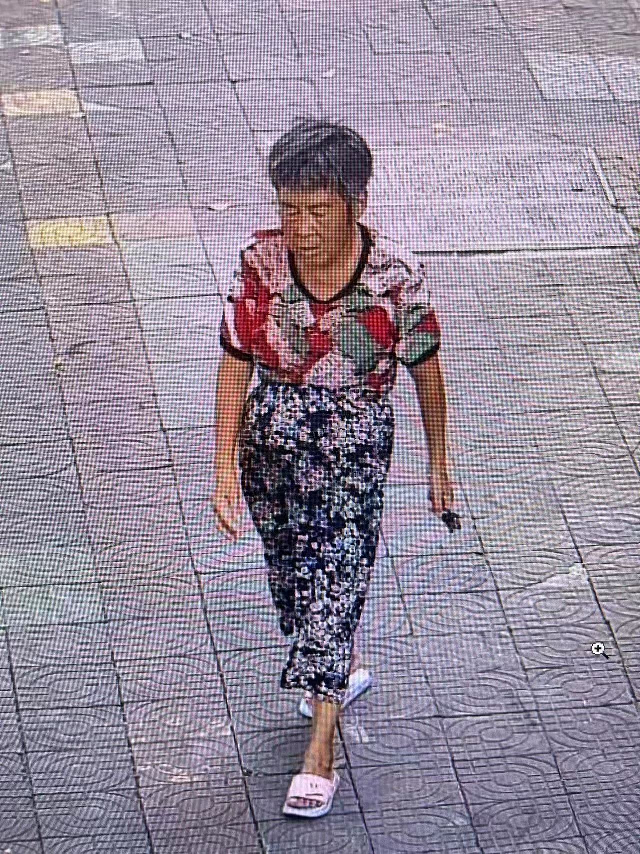 走失者照片 丽水市寻人：六旬老太失联，短发，穿...