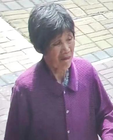 走失者照片 金华寻人！七旬老太走失数日，花白短...