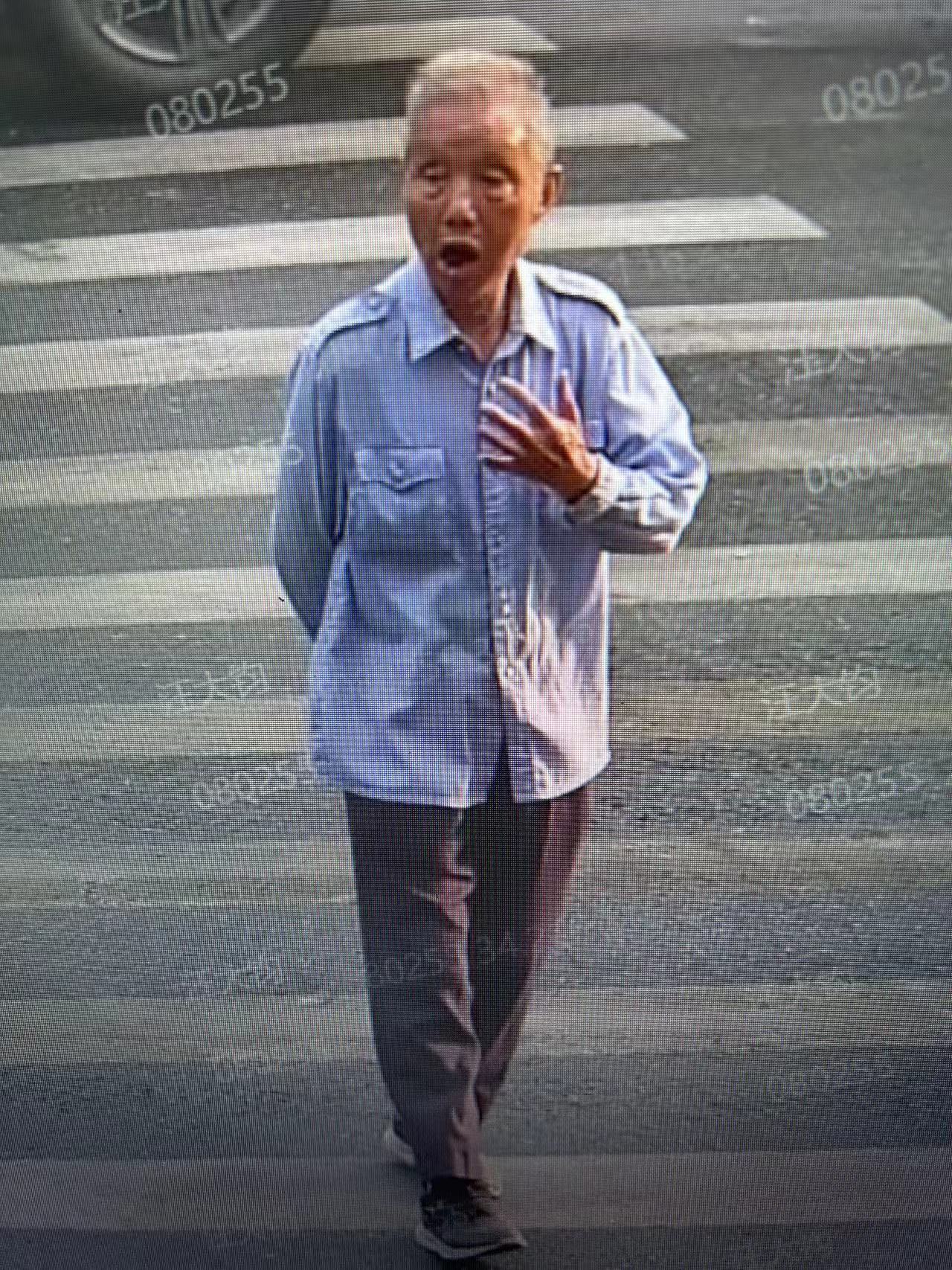 走失者照片 安庆寻人：八旬老人失联，白色寸头，...