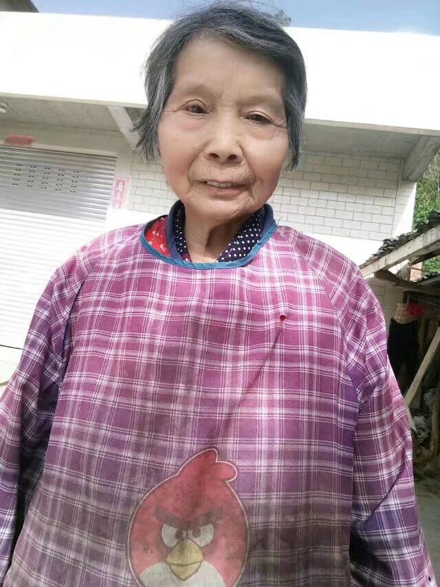 走失者照片 绵阳寻人：八旬老太失联，穿格子上衣...