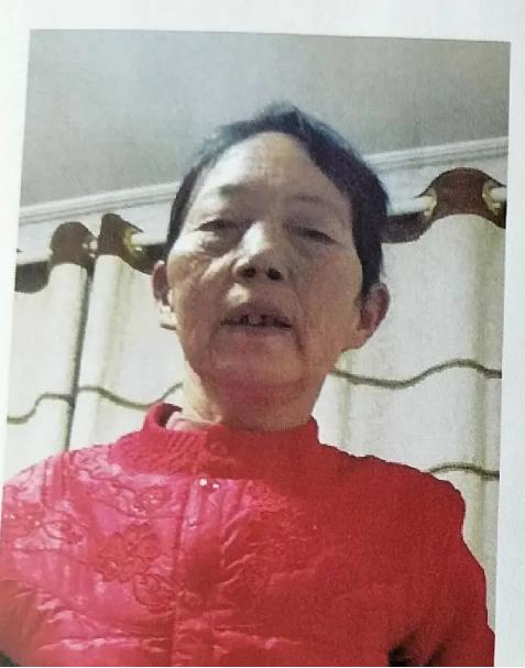 走失者照片 南充急寻：七旬老太失联，穿蓝色花外...