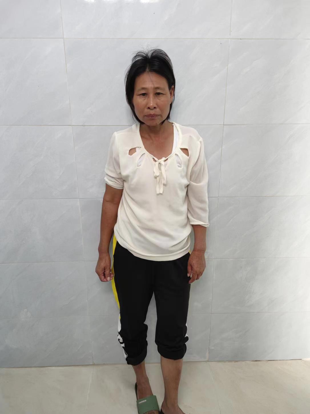 走失者照片 湛江廉江寻亲：中年女子被救助，穿白...