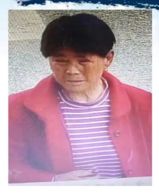 走失者照片 镇江丹阳寻人：六旬老太失联，穿红色...