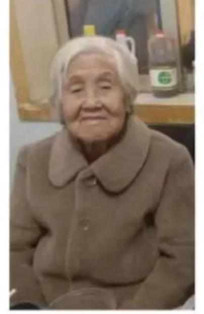 走失者照片 商丘寻人：九旬老太失联，穿棕色毛衣...