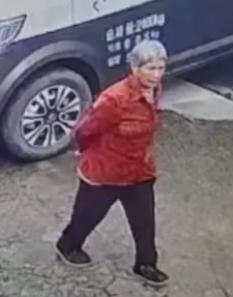 走失者照片 娄底市寻人：七旬老太走失，穿红色长...
