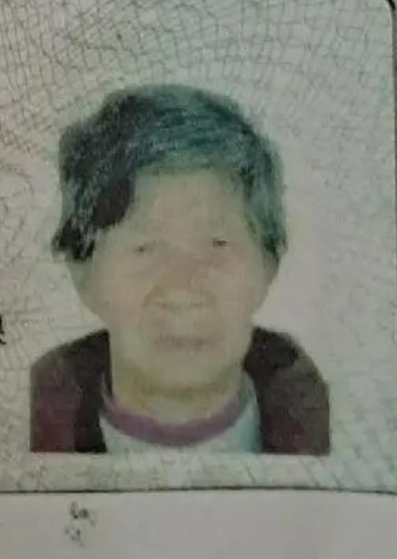 走失者照片 成都彭州急寻：九旬老太失联，穿灰色...